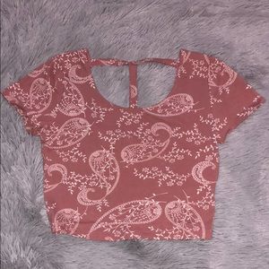 Charlotte Russe Tops - NEW! Charlotte Russe T-back Crop Top Size Small Charlotte Russe Tops - NEW! Charlotte Russe T-back Crop Top Size Small